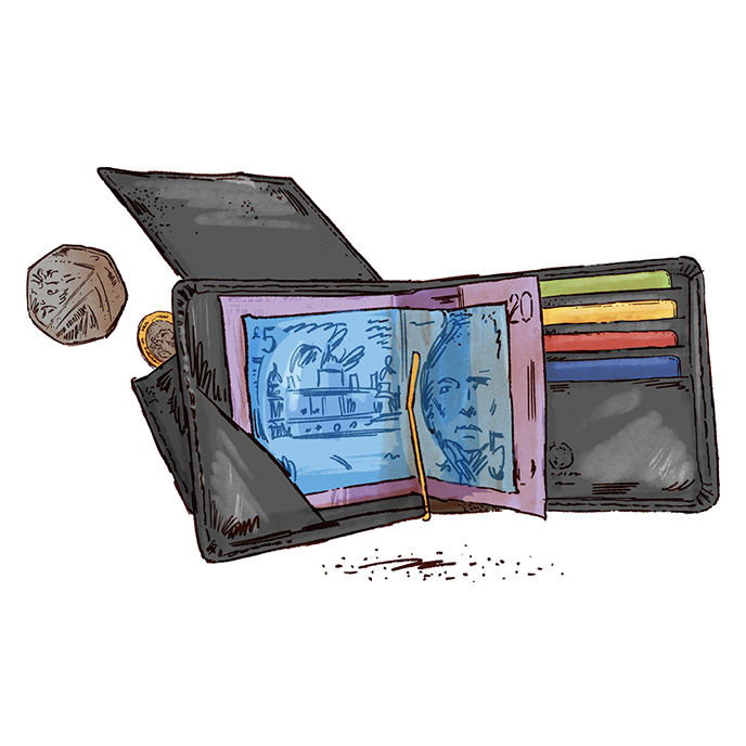 MONEY CLIP WITHOUT COIN PURSE マネークリップ