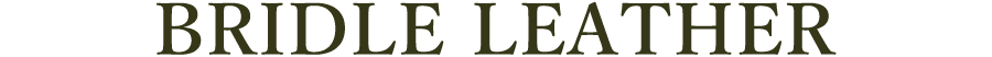 Bridle Leather