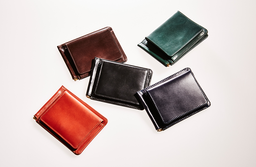 MONEY CLIP WITH COIN POCKET | ブライドルレザーの名門 GLENROYAL 