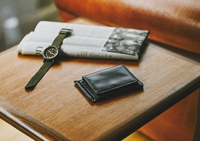 MONEY CLIP WITH COIN POCKET | ブライドルレザーの名門 GLENROYAL ...