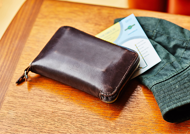 WALLET WITH DIVIDERS | ブライドルレザーの名門 GLENROYAL｜グレン