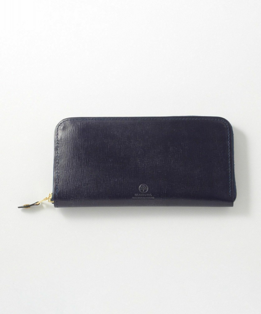 ラウンドジップ長財布（エンボス） 全2色 | ブライドルレザーの名門